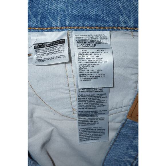 Levi’s 511 Slim Fit Distressed Ripped Jeans Men’s 36x30 Light Wash Denim - Picture 7 of 7